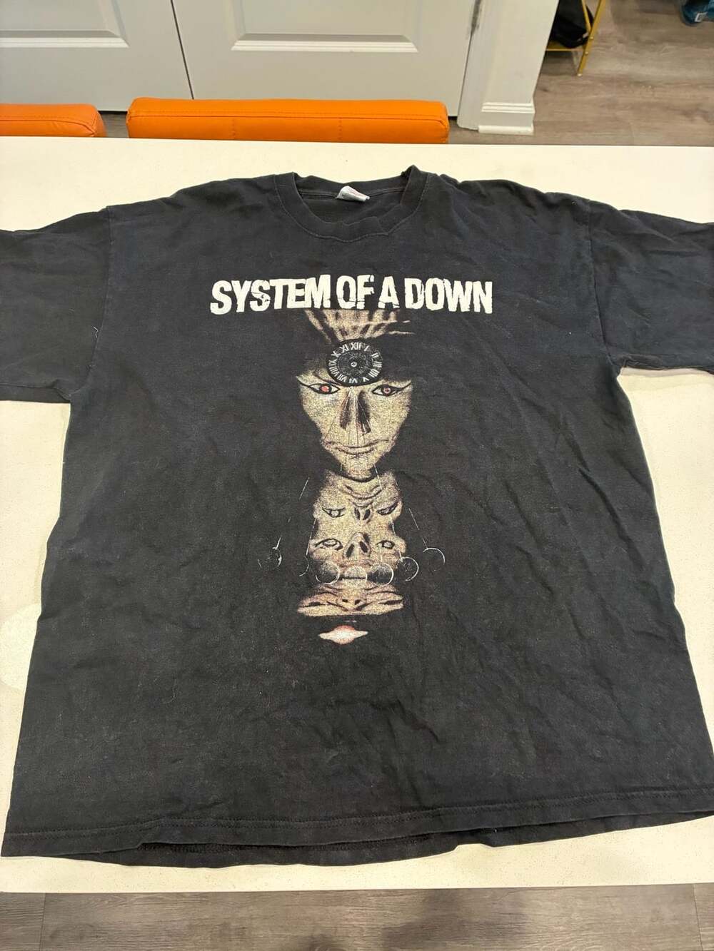 System Of A Down Mezmerize Band Black T-Shirt